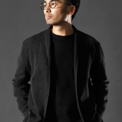 原创设计宽松休闲中国风秋季薄款简约风衣